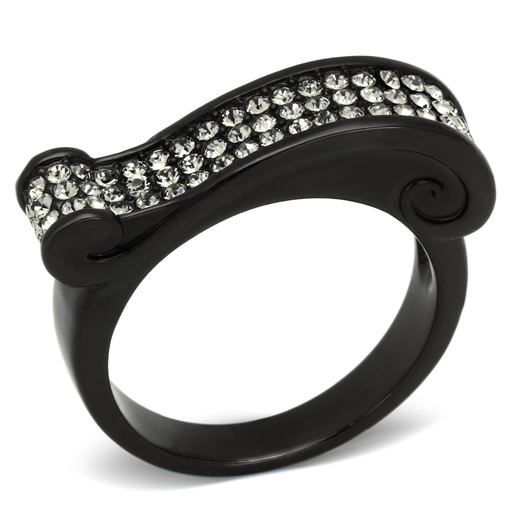 TK862 IP Black(Ion Plating) Stainless Steel Ring