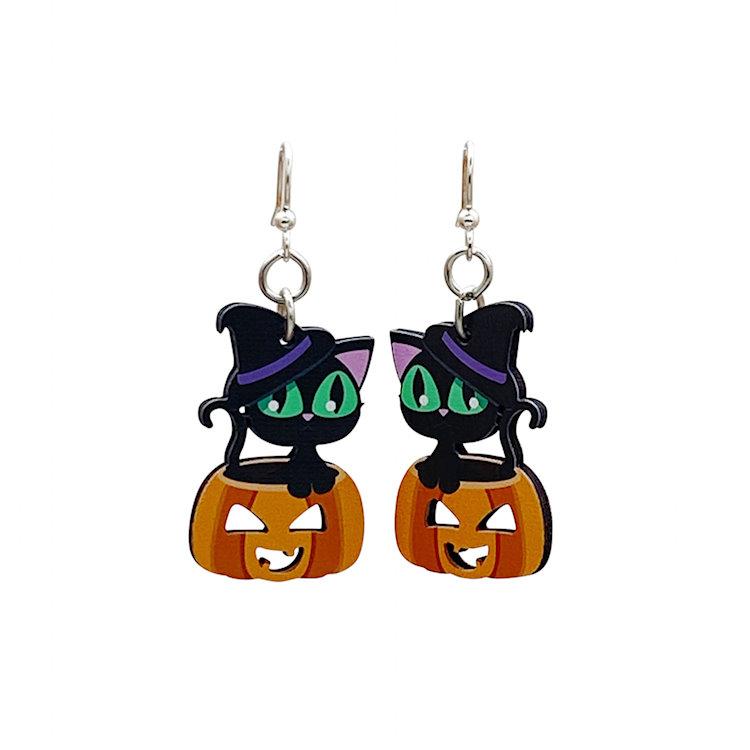 Halloween Cat Earrings