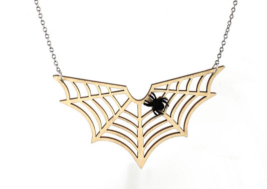 Spider Web Necklace