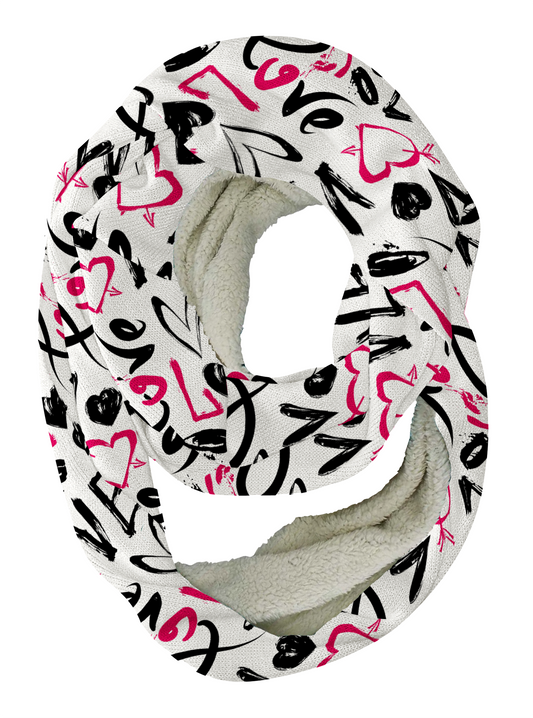 Brush Love Infinity Scarf