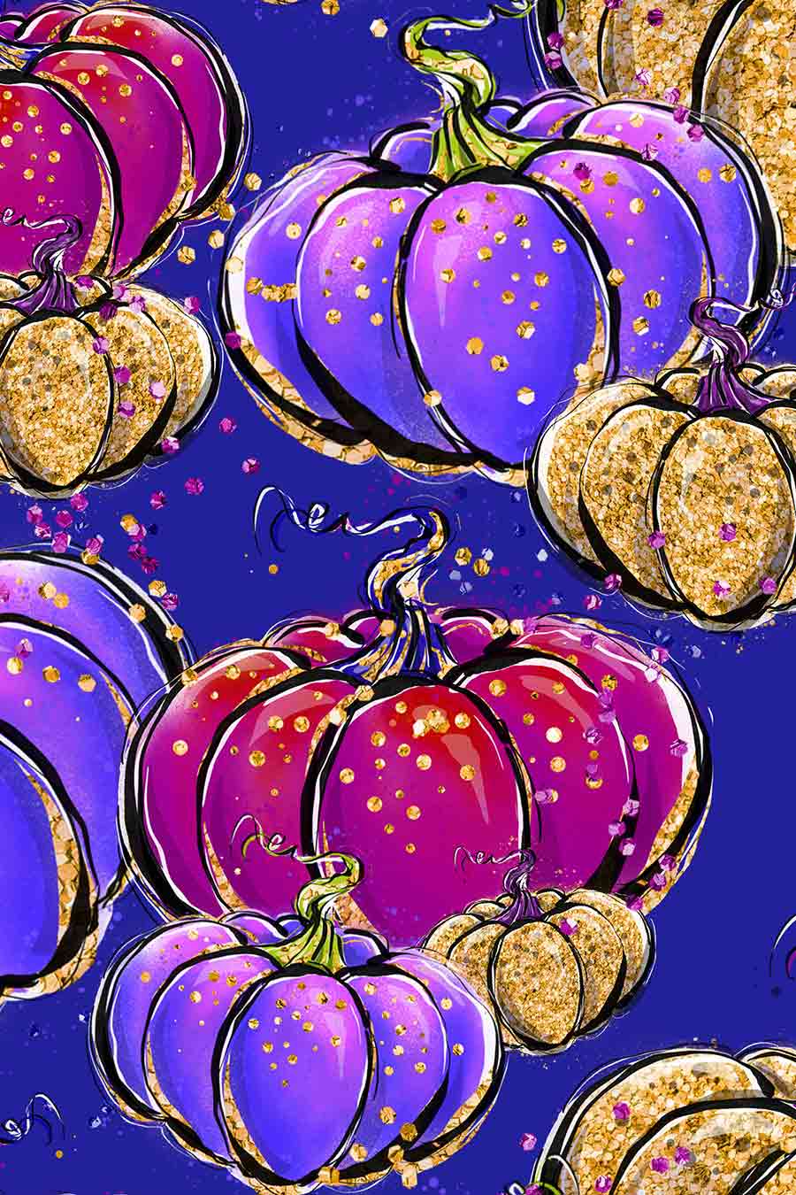 Purple Pumpkin Dress