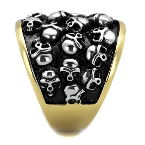 Two-Tone Skulls Ring