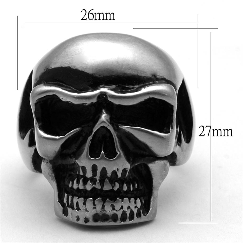 Antique Silver Skull Ring