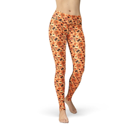 Pumpkin Candies Leggings