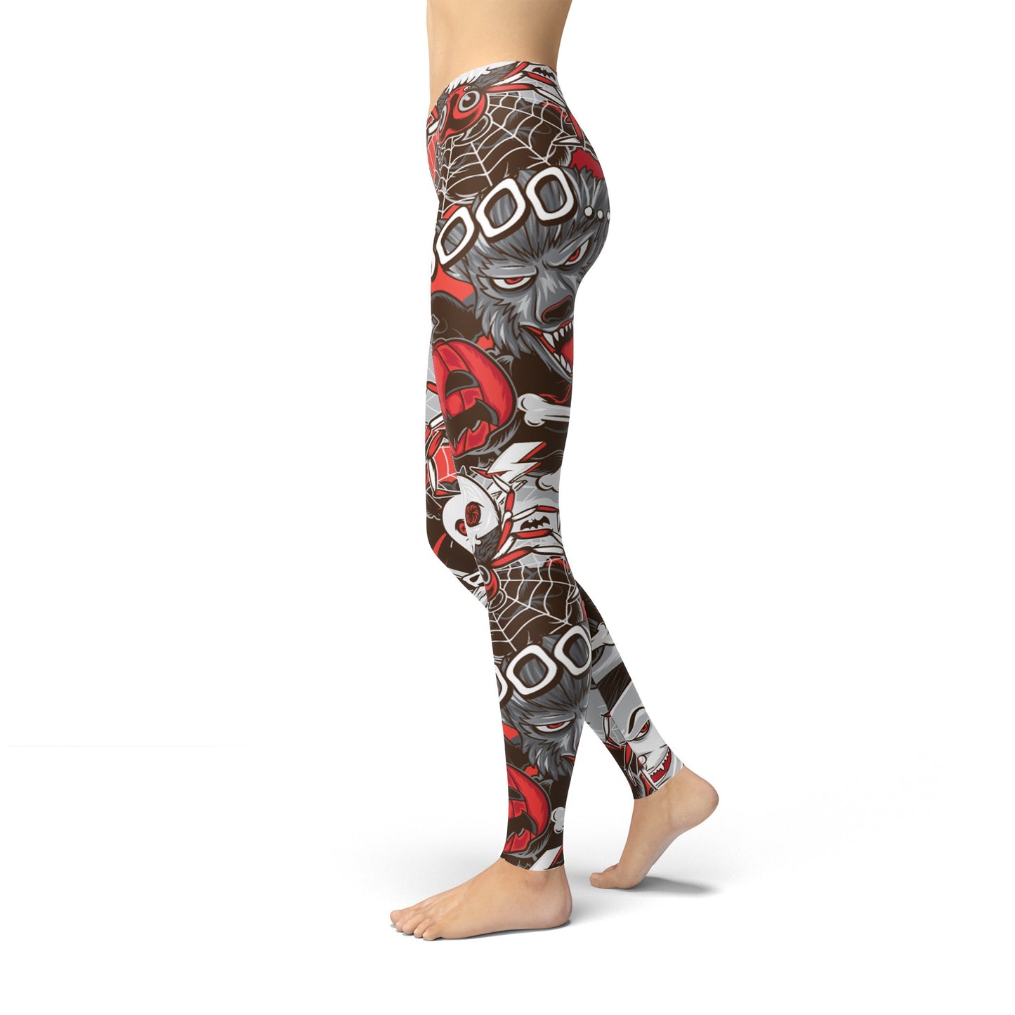 Ghost Mummy Pumpkin Leggings