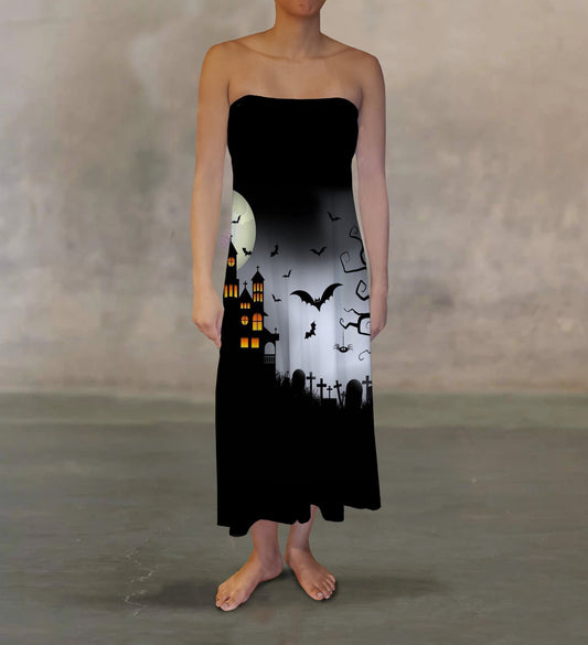 Haunted House Maxi Skirt