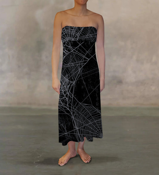 Spider Web Maxi Skirt