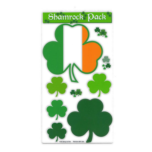 Magnets, Magnet Pack, Set of 6, Shamrocks, .75" to 4.75" Wide (Each
