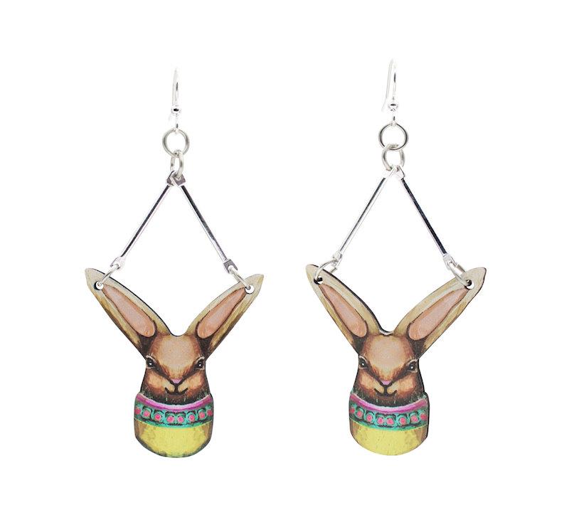 Easter Bunny Egg Earrings