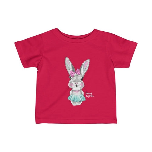 Happy Together Bunny Infant Girls Tee