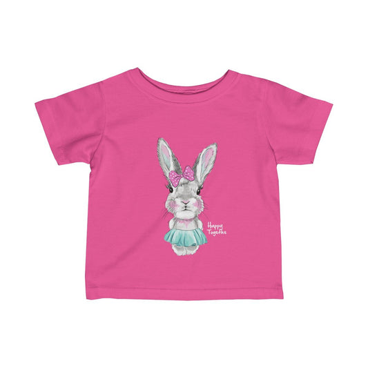 Happy Together Bunny Infant Girls Tee