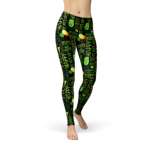 Jean Happy St Patricks Leggings