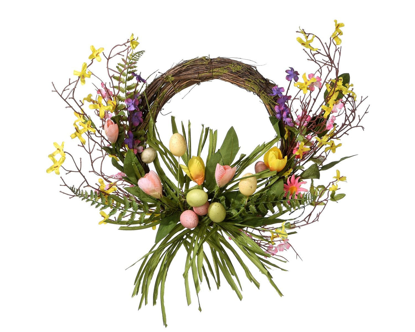 Easter Egg & Greenery Wreath