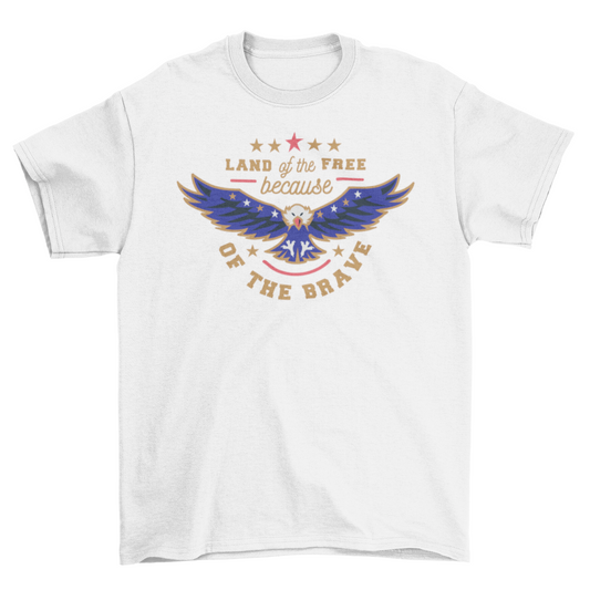 Independence day holiday eagle t-shirt