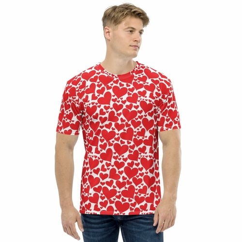 Uniquely You Valentine's Day Red Hearts Men's T-Shirt