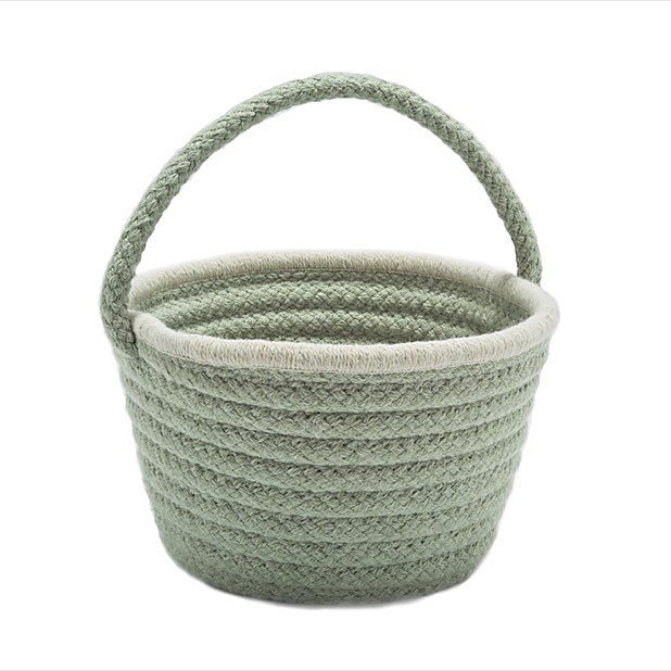 Colonial Mills, 8 x 12 x 7 in. Easter Pastel Wool Basket