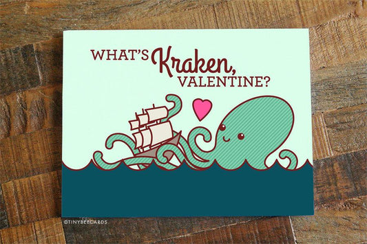 "What's Kraken?" Valentine's Day Card