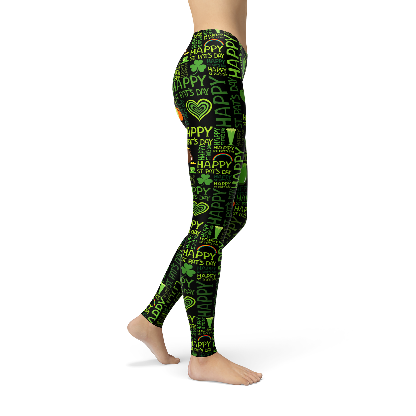 Avery Happy St. Patrick's Day Leggings