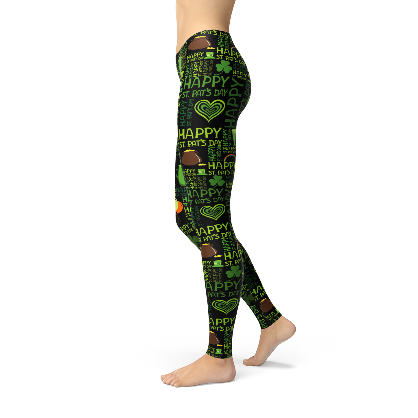 Avery Happy St. Patrick's Day Leggings