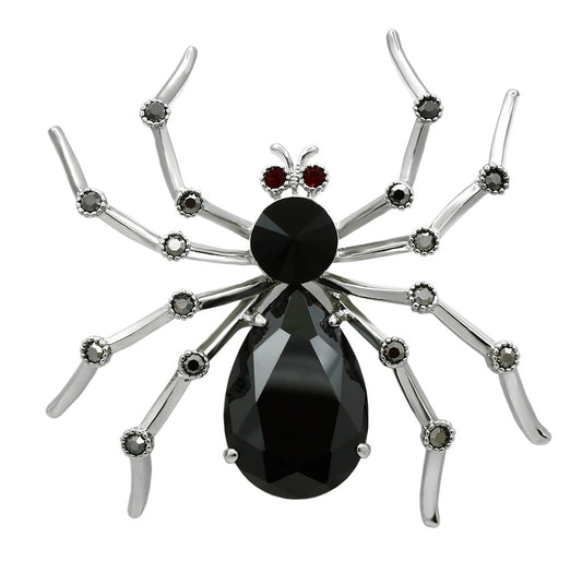 LO2397 - Imitation Rhodium White Metal Brooches with AAA Grade CZ in