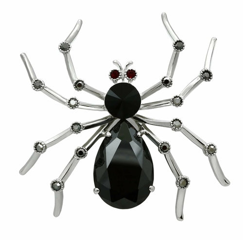 LO2397 - Imitation Rhodium White Metal Brooches with AAA Grade CZ  in