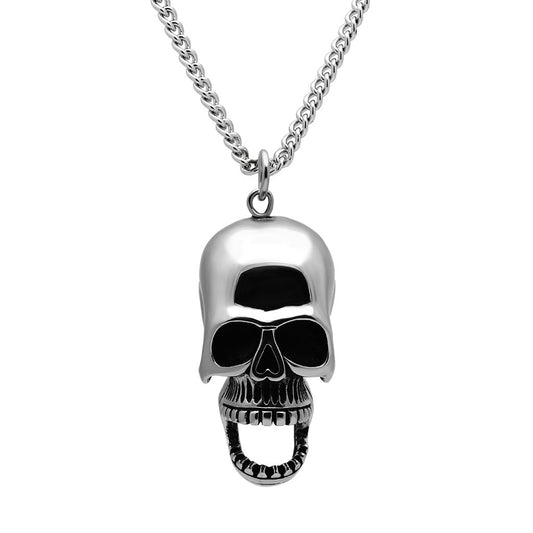 TK1047 - High polished (no plating) Stainless Steel Pendant with No